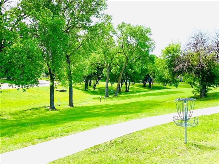 Krizek park in Ellsworth, Kansas